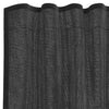 Lopina schwarze Voile-Vorhänge mit Stangentaschen (2 Stk.)