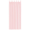 Rosa Voile-Vorhänge mit Stangendurchzug Lopina (2 Stück)