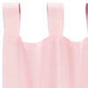 Rosa Voile-Vorhänge mit Stangendurchzug Lopina (2 Stück)