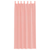 Rosa Voile-Vorhänge mit Stangendurchzug Lopina (2 Stück)