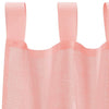 Rosa Voile-Vorhänge mit Stangendurchzug Lopina (2 Stück)