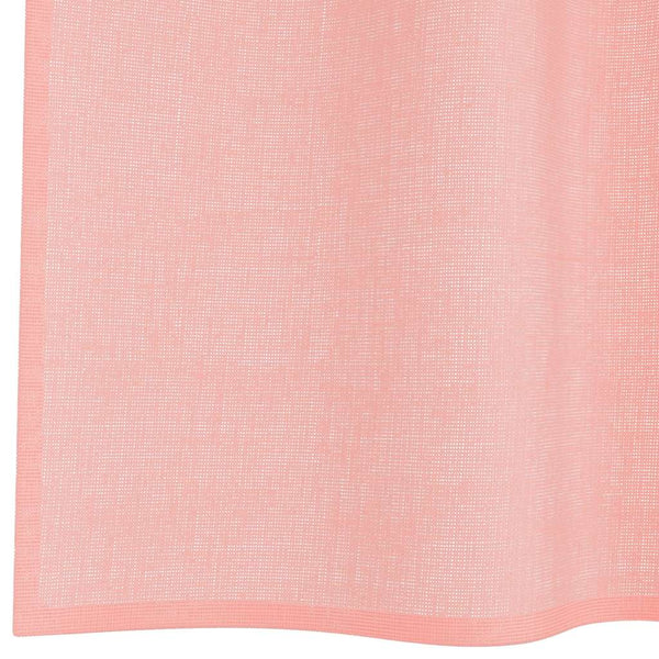 Rosa Voile-Vorhänge mit Stangendurchzug Lopina (2 Stück)