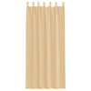 Tangotaschen-Voile-Vorhänge Lopina (2 Stück Sand)