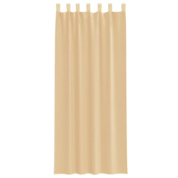 2 Gardinenschals mit Stangendurchzug (Sand)