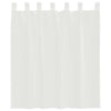 Weiße Voile-Vorhänge Lopina mit Tangotaschen (2er-Set)
