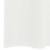 Weiße Voile-Vorhänge Lopina mit Tangotaschen (2er-Set)