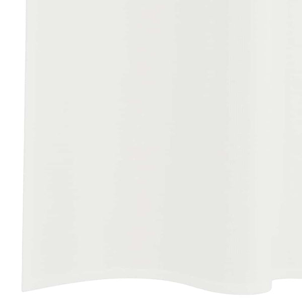 Weiße Voile-Vorhänge Lopina mit Tangotaschen (2er-Set)
