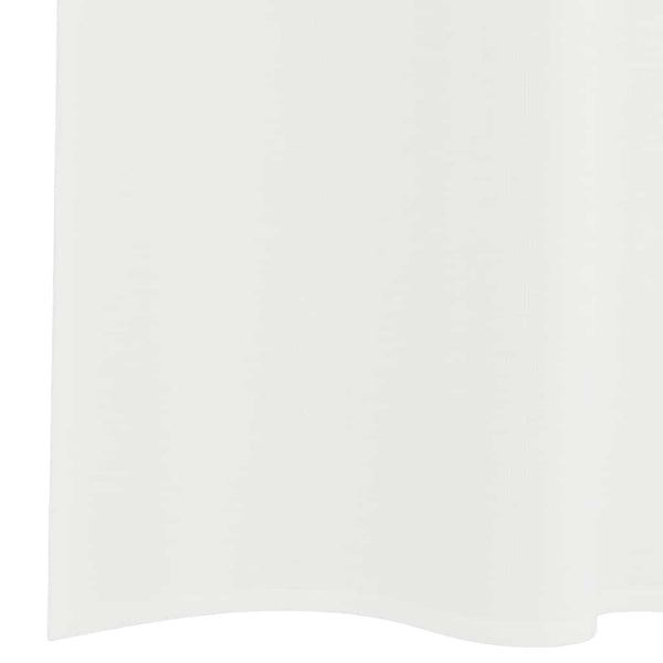 Weiße Voile-Vorhänge mit Stangendurchzug Lopina (2 Stück)