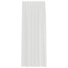 Voile-Vorhänge, weiß, mit Stangendurchzug, Modell Lopina (2 Stück)