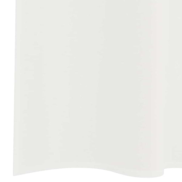 Voile-Vorhänge, weiß, mit Stangendurchzug, Modell Lopina (2 Stück)