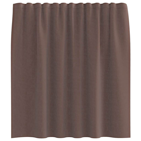 Schlaufenvorhänge Lopina, braun (2er-Set)
