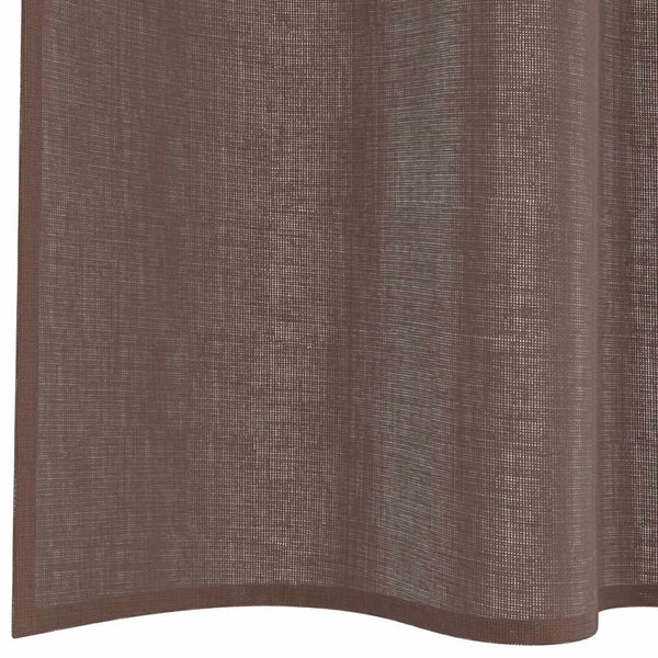 Schlaufenvorhänge Lopina, braun (2er-Set)