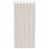 Voile-Vorhänge Creme mit Schlaufen Lopina (2 Stück)