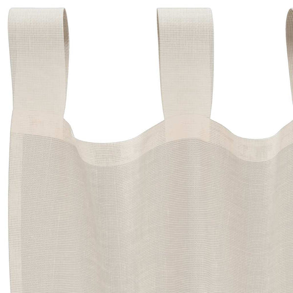 Voile-Vorhänge Creme mit Schlaufen Lopina (2 Stück)