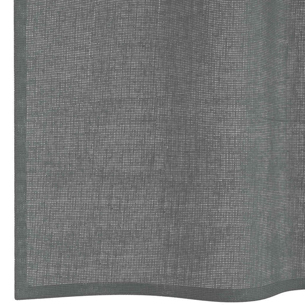 Dunkelgrauer Voile-Schal mit Schlaufenband Lopina 140x260cm (2 Stück)