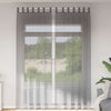 Dunkelgrauer Voile-Schal mit Schlaufenband Lopina 140x260cm (2 Stück)