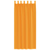 Orange Voile-Gardine mit Schlaufen Lopina 140x245cm (2 Stück)