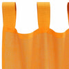 Orange Voile-Gardine mit Schlaufen Lopina 140x245cm (2 Stück)