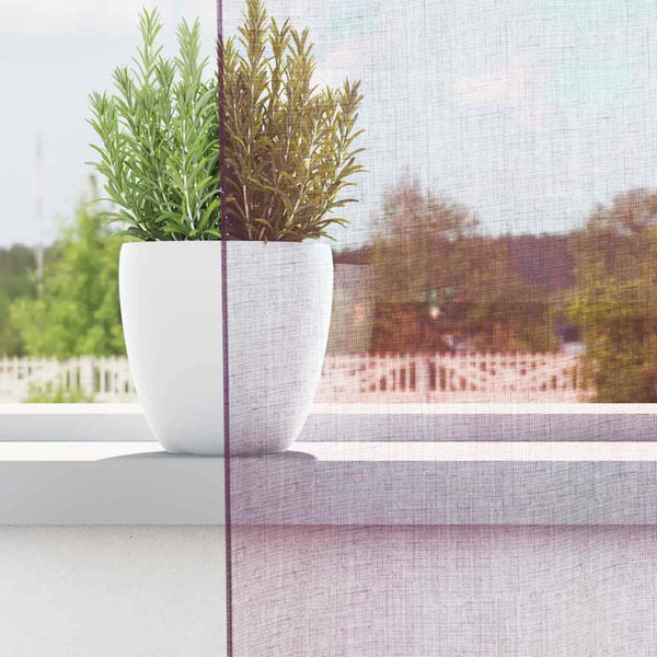 Purppura voileeverhot lenkeillä Lopina 140x245cm (2 kpl)