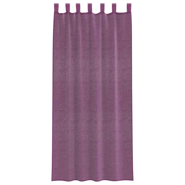 Purppura voileeverhot lenkeillä Lopina 140x245cm (2 kpl)