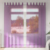 Purppura voileeverhot lenkeillä Lopina 140x245cm (2 kpl)