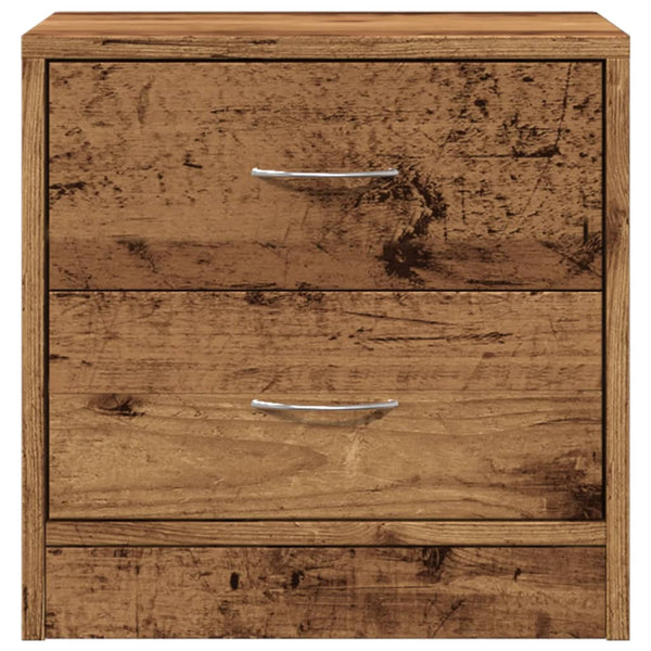 Nachttisch aus Altholz Katrin 40x30x40cm (Spanplatte)
