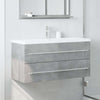 Waschtischunterschrank Betongrau Sydnee 100x38,5x48cm (Spanplatte)