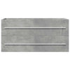 Waschtischunterschrank Betongrau Sydnee 100x38,5x48cm (Spanplatte)