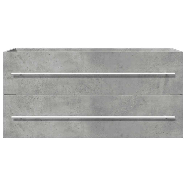 Waschtischunterschrank Betongrau Sydnee 100x38,5x48cm (Spanplatte)