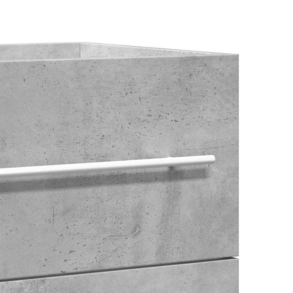 Waschtischunterschrank Betongrau Sydnee 100x38,5x48cm (Spanplatte)