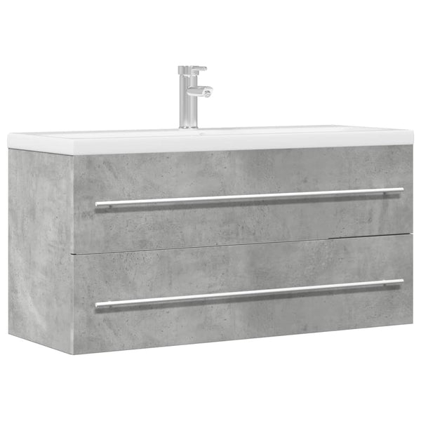 Waschtischunterschrank Betongrau Sydnee 100x38,5x48cm (Spanplatte)