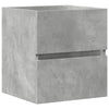 Waschtischunterschrank Portaru 100x38,5x45cm betongrau (Holz)