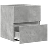 Waschtischunterschrank Portaru 100x38,5x45cm betongrau (Holz)