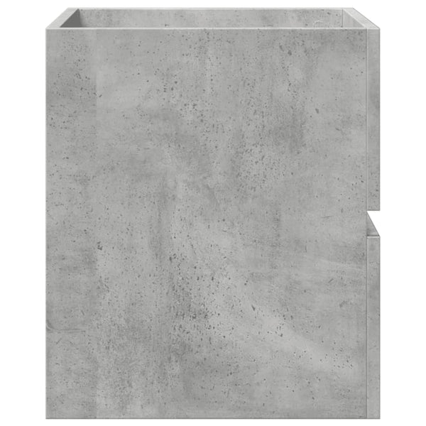Waschtischunterschrank Portaru 100x38,5x45cm betongrau (Holz)