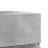 Waschtischunterschrank Portaru 100x38,5x45cm betongrau (Holz)