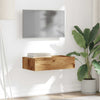 TV-Schrank mit LED-Beleuchtung Costachita 60x35x15,5cm (Altholz)