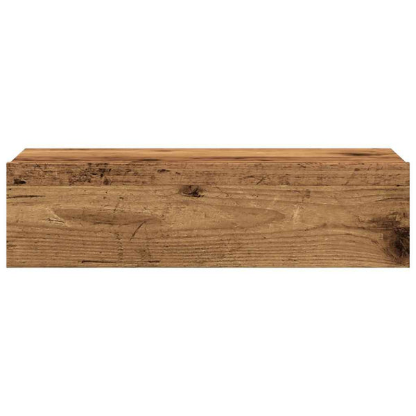 TV-Schrank mit LED-Beleuchtung Costachita 60x35x15,5cm (Altholz)
