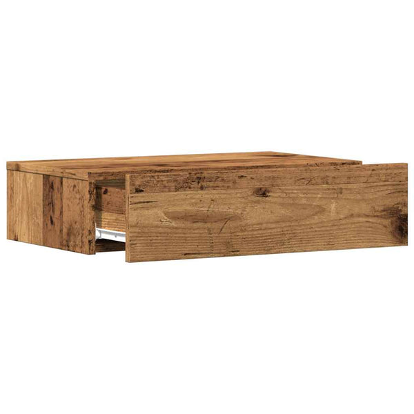 TV-Schrank mit LED-Beleuchtung Costachita 60x35x15,5cm (Altholz)