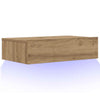 Handwerklicher Eichen-TV-Schrank mit LED-Beleuchtung Costachita 60x35x15,5cm