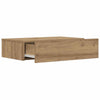 Handwerklicher Eichen-TV-Schrank mit LED-Beleuchtung Costachita 60x35x15,5cm