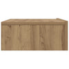 Handwerklicher Eichen-TV-Schrank mit LED-Beleuchtung Costachita 60x35x15,5cm