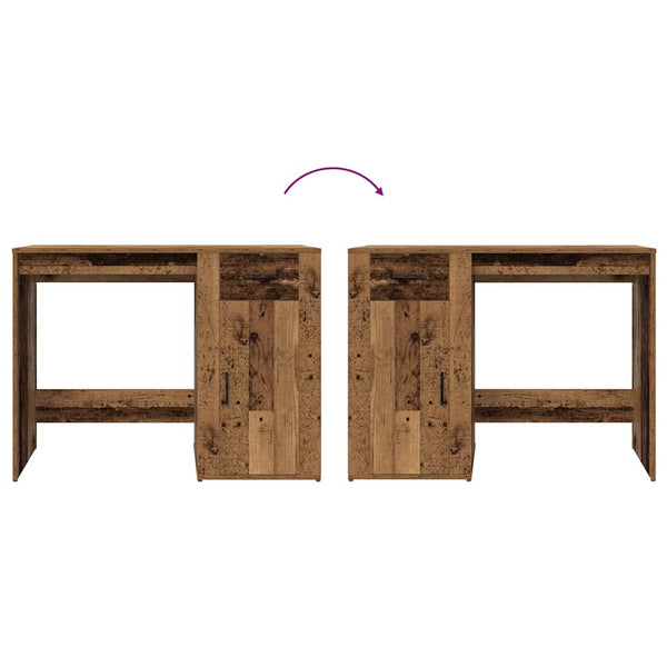 Schwarzer Schreibtisch Margareth 100x49x75cm (Spanplatte)
