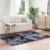 Dunkelgrauer Hochflorteppich Sidiea 120x170cm (Polyester)