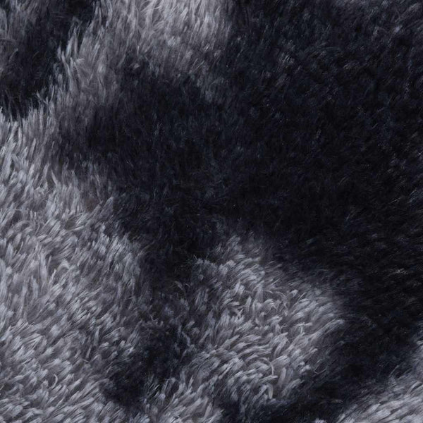 Dunkelgrauer Hochflorteppich Sidiea 120x170cm (Polyester)