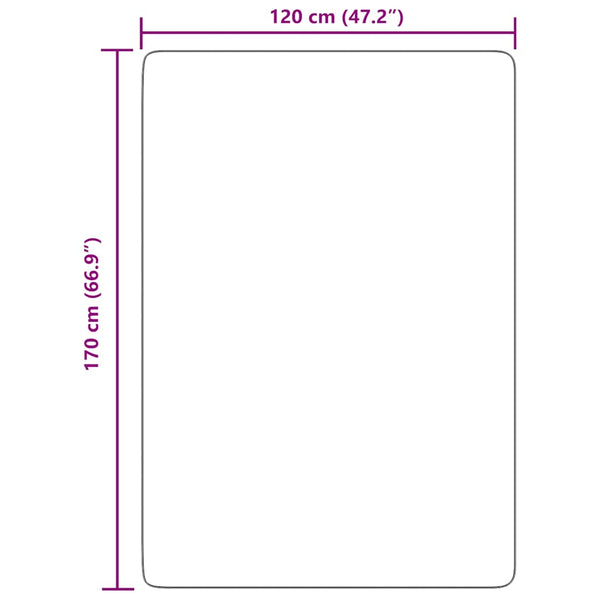 Dunkelgrauer Hochflorteppich Sidiea 120x170cm (Polyester)