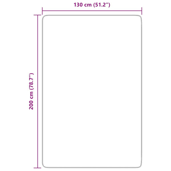 Pölypinkki pörrömatto korkeanukkainen Sidiea 130x200cm (polyesteri)