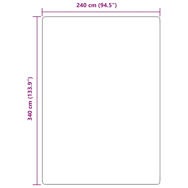 Pörrömatto korkeanukkainen Sidiea 240x340cm (polyesteri)