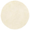 Sidiea Hochflor Teppich Creme Zottelig 200x200cm (Polyester)