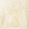 Sidiea Hochflor Teppich Creme Zottelig 200x200cm (Polyester)