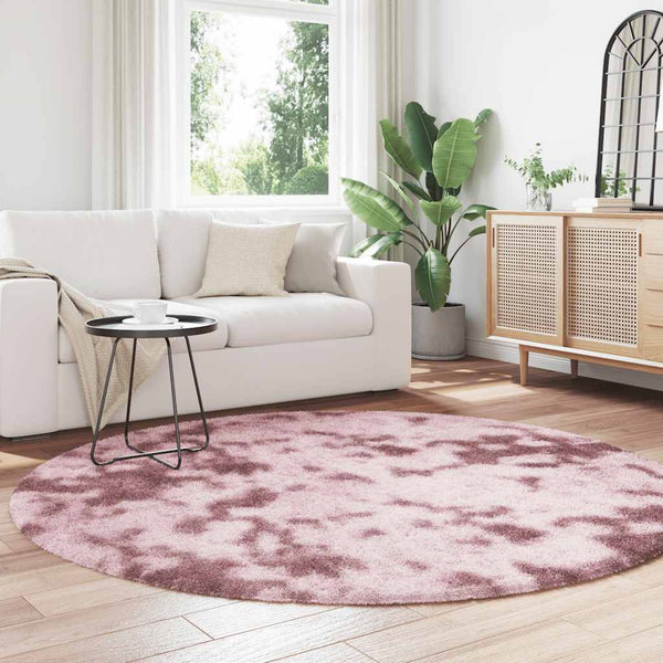Sidiea Hochflor Teppich Staubrosa 200x200cm (Polyester)